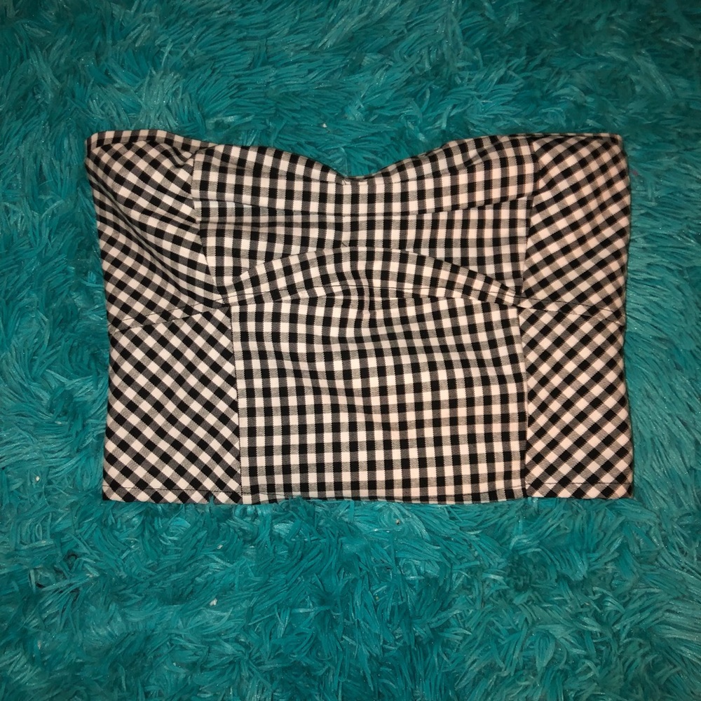 Checkers tube top